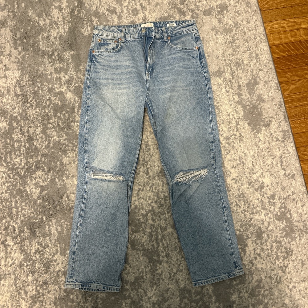 Rails Classic Blue Ripped Denim Jeans